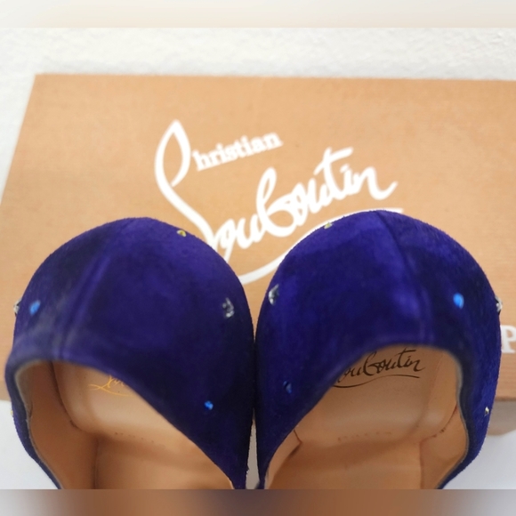 Christian Louboutin Gravitanita 100 veau velours -- Star-Studded open to offers - Picture 6 of 8